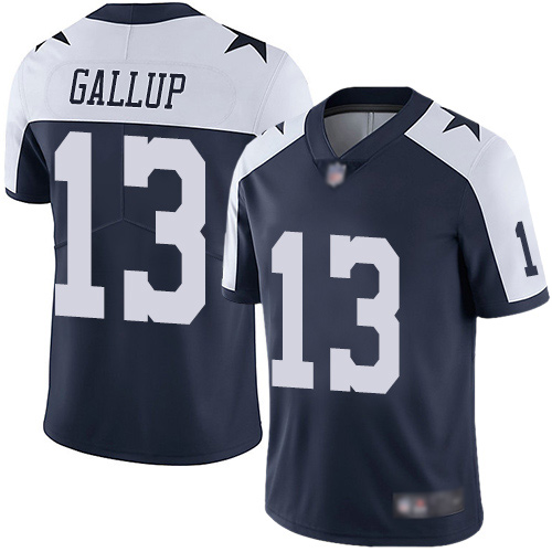 Men Dallas Cowboys Limited Navy Blue Michael Gallup Alternate #13 Vapor Untouchable Throwback NFL Jersey->women nfl jersey->Women Jersey